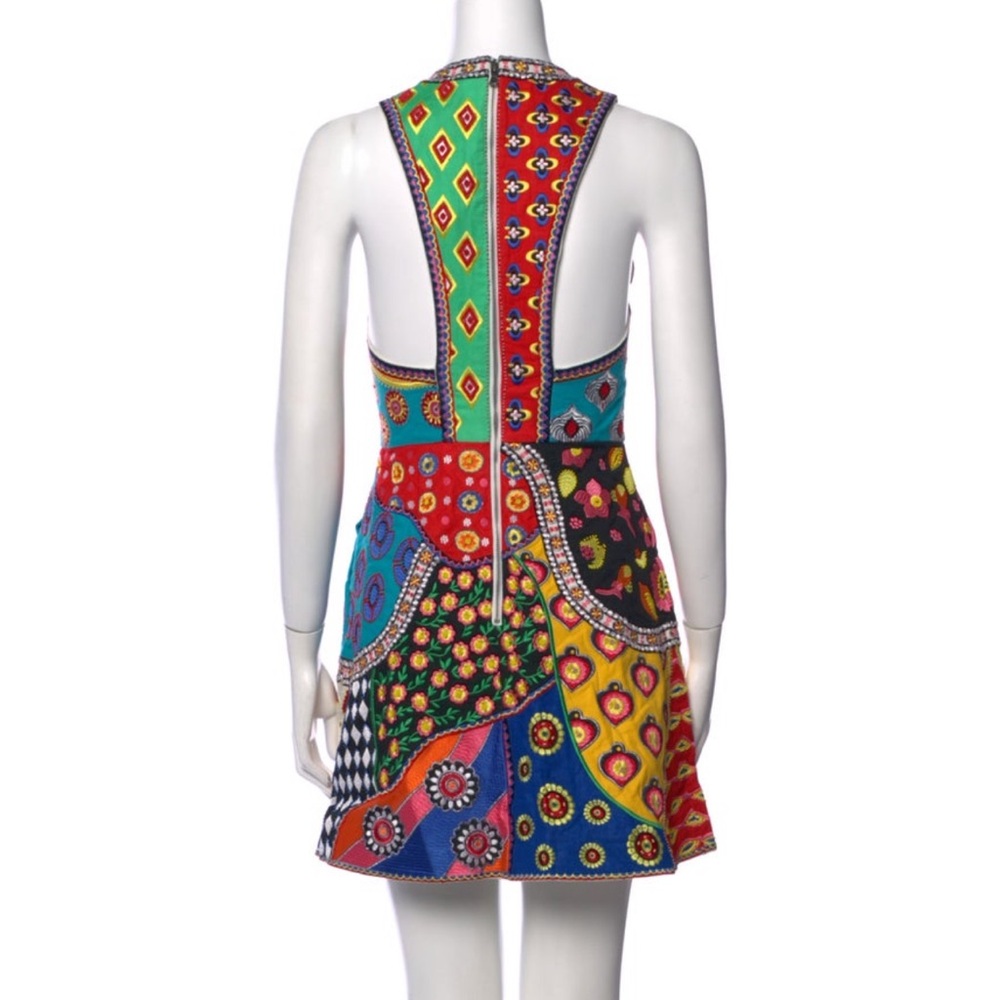 Nwot Alice + Olivia Multicolor Patchwork Embroide… - image 3